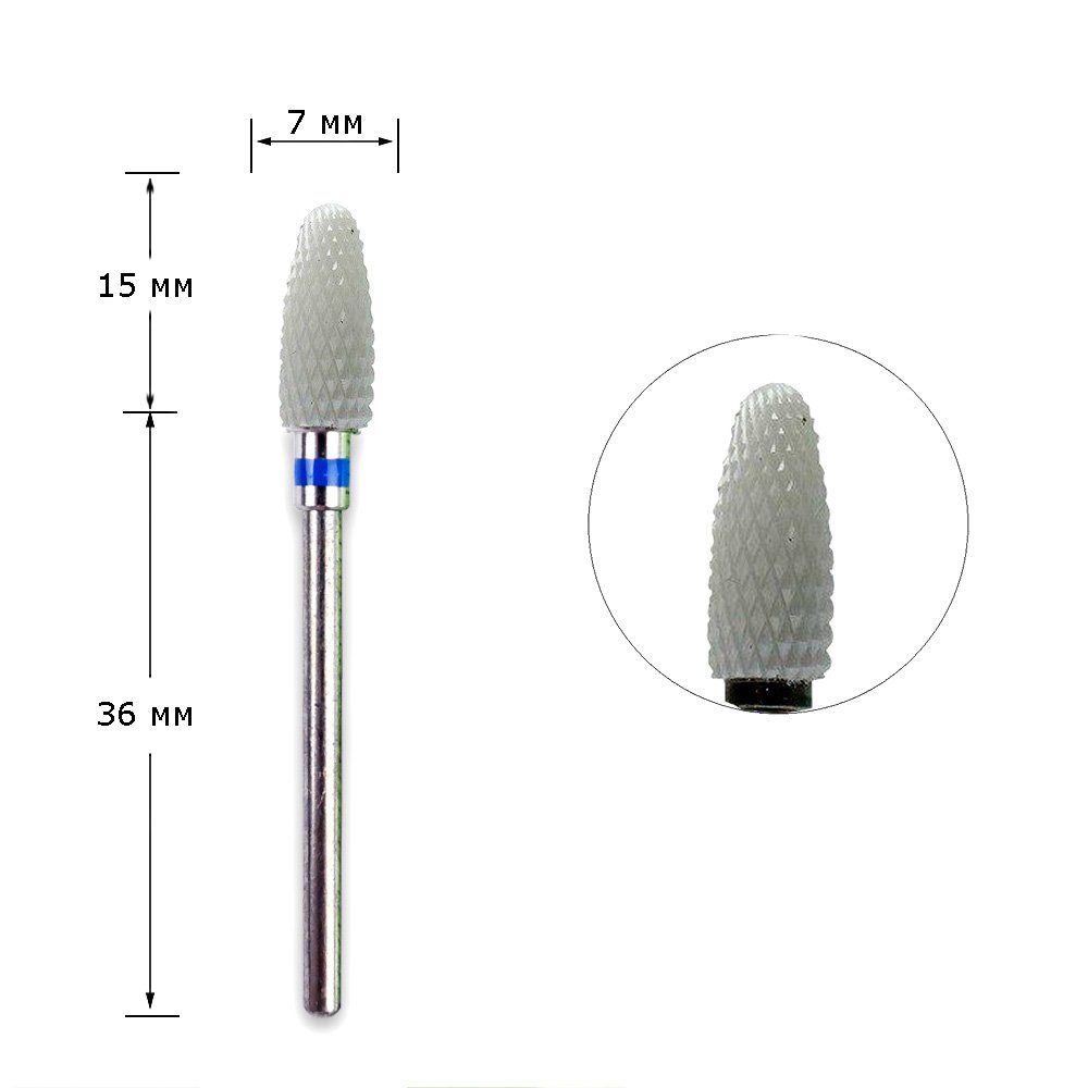 Frēze 640501  keramika zila corn.