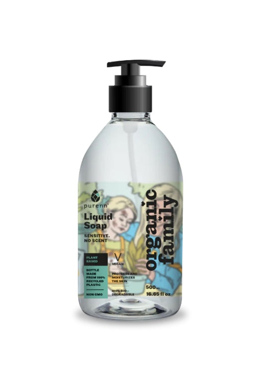 Šķidrās ziepes Sensetive. No scent. 500ml.