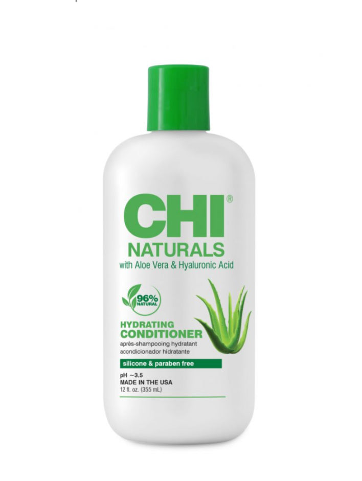Chi Naturals with Aloe Vera & Hyaluonic Acid šampūns 355ml + balzāms 355ml