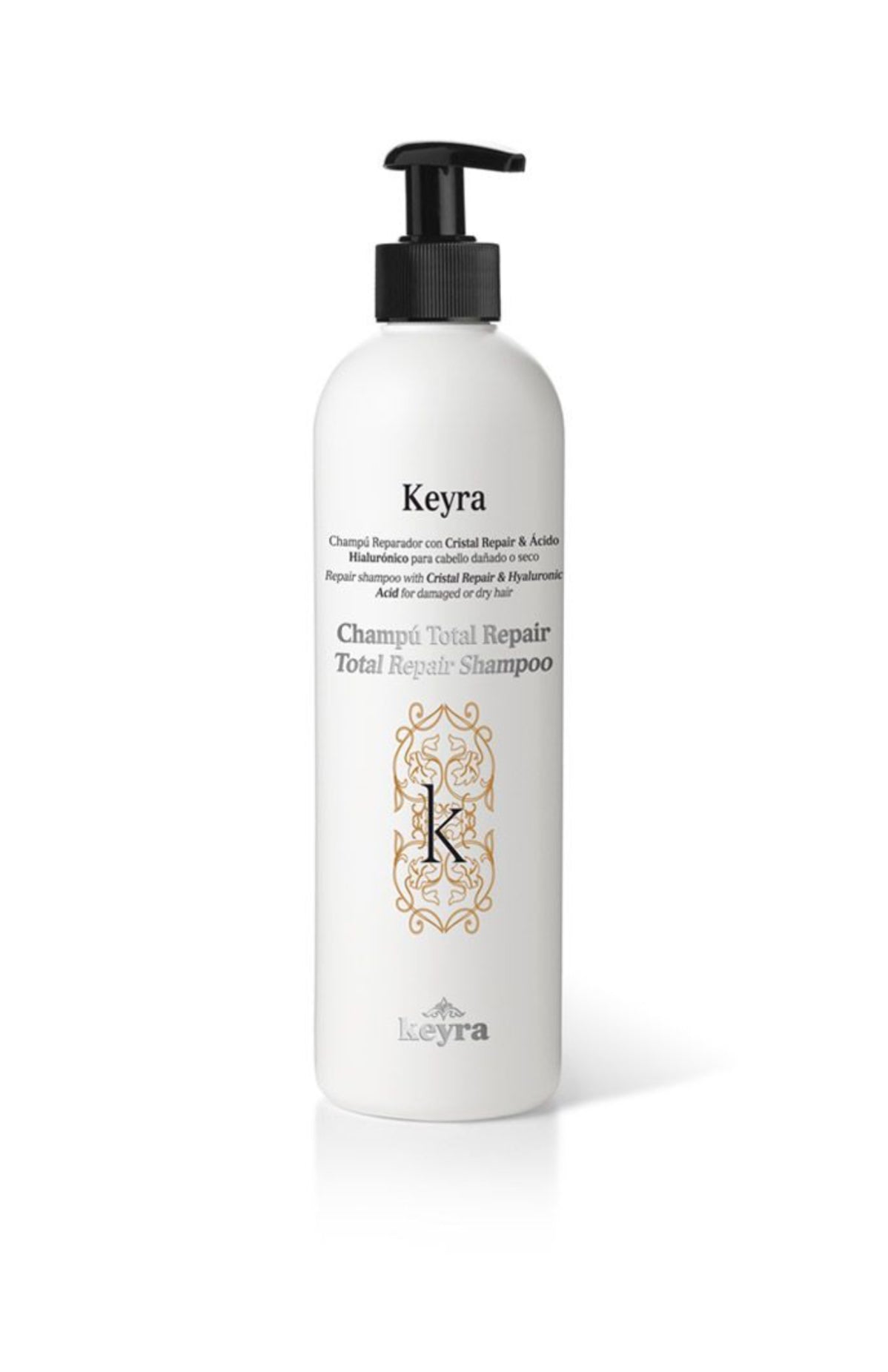Keyra Total Repair atjaunojoš šampūns bojātiem balinātiem matiem 500ml.