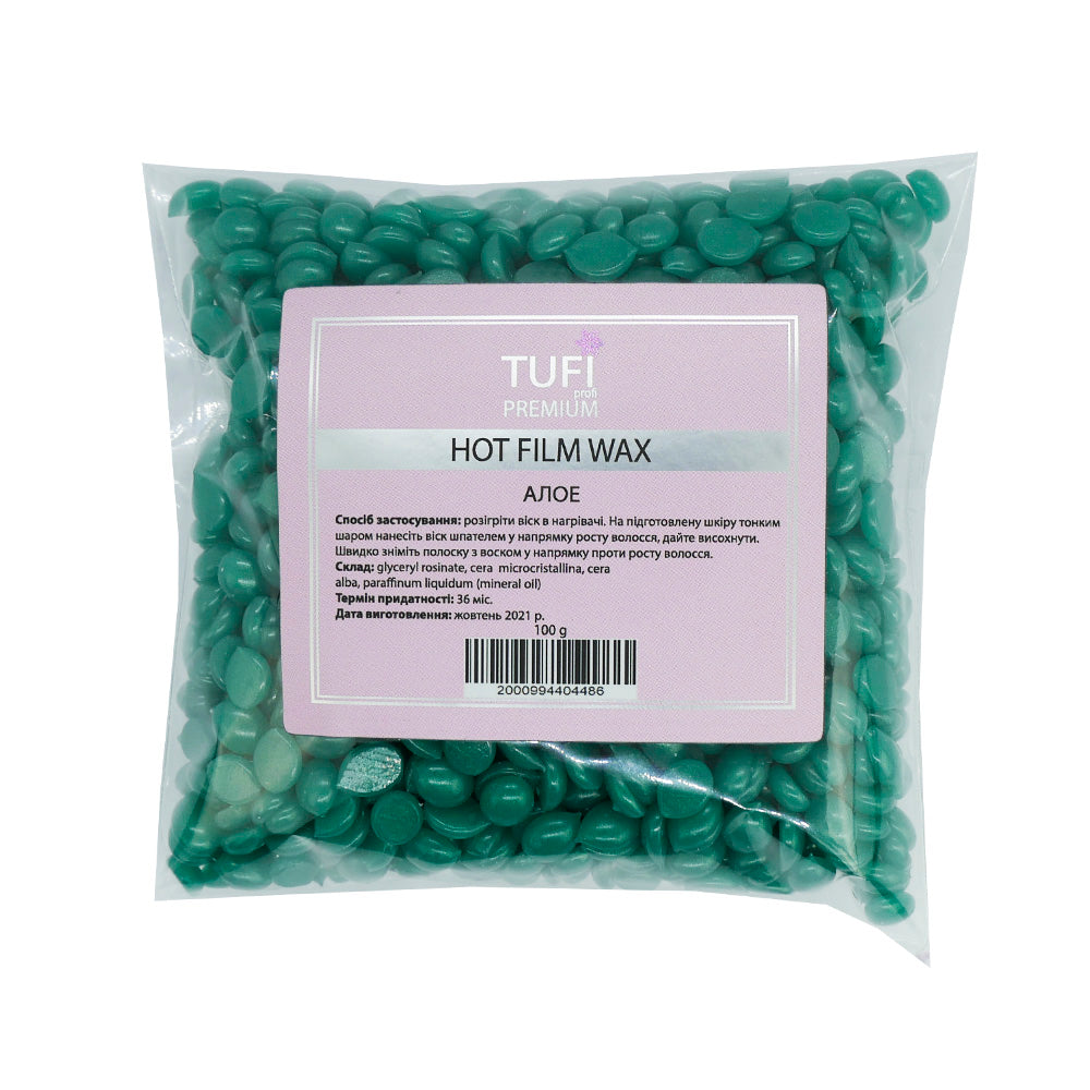 Hot Film Wax Aloe 100g.