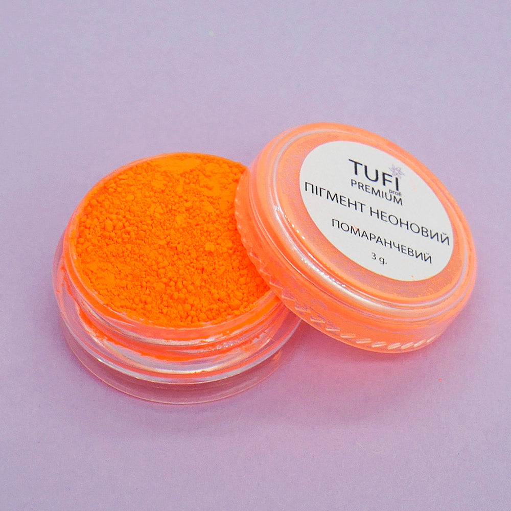 Pigments neon Orange.