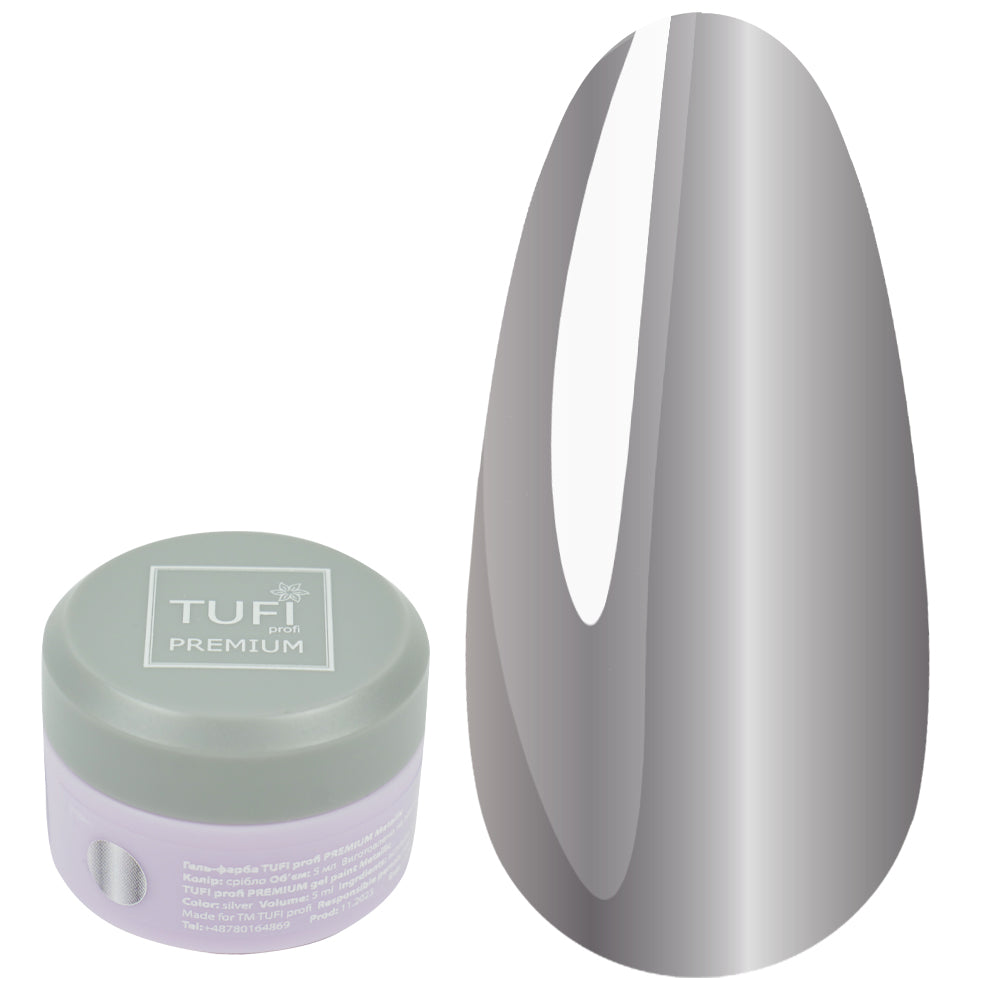 Gel paint metalic sudraba 5gr.