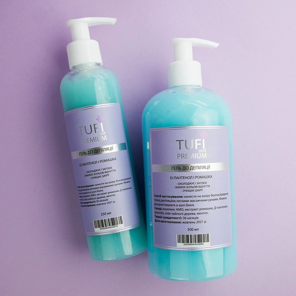 Gēls pirms depulācijas D-pantenols/kumelīte 250ml.