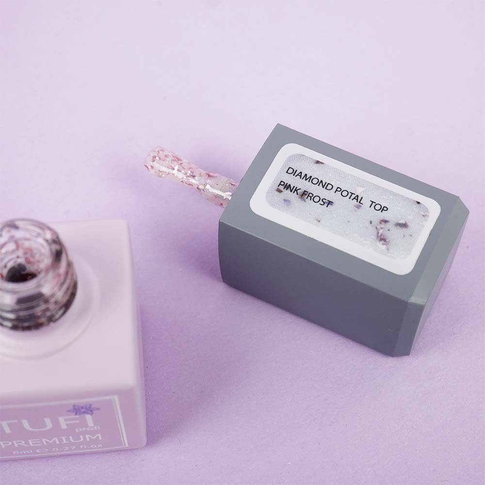Diamond Potal Top PINK FROST 8ml - ilnail.com