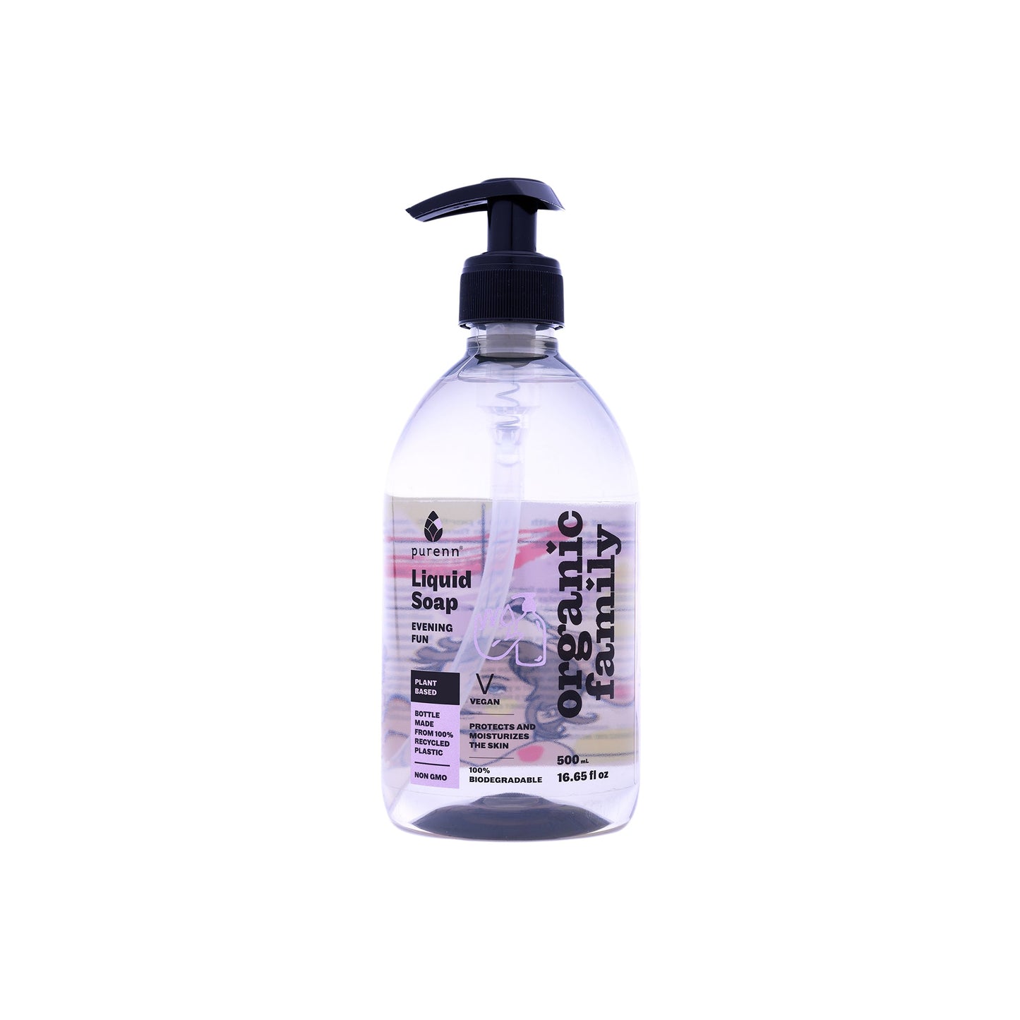 Purenn Šķidrās Ziepes Evening FUN 500ml | Eko - ilnail.com