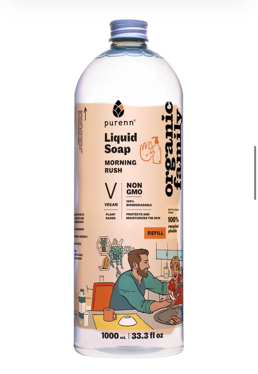 Purenn Šķidrās Ziepes Morning Rush 500ml | Eko - ilnail.com