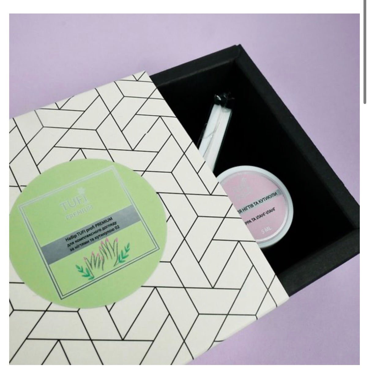 Tufi profi Premium nagu kopšanas komplekts 5ml+5ml - ilnail.com