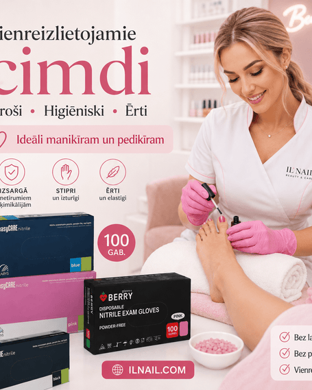 - Cimdi -vienreizlietojāmie - ilnail.com