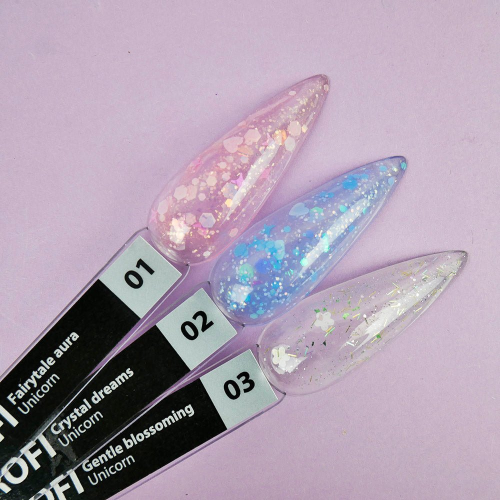 Unicorn - apvieno brīnišķīgu ilgtspējīgu spīdumu ar mūsdienīgu elegance - ilnail.com