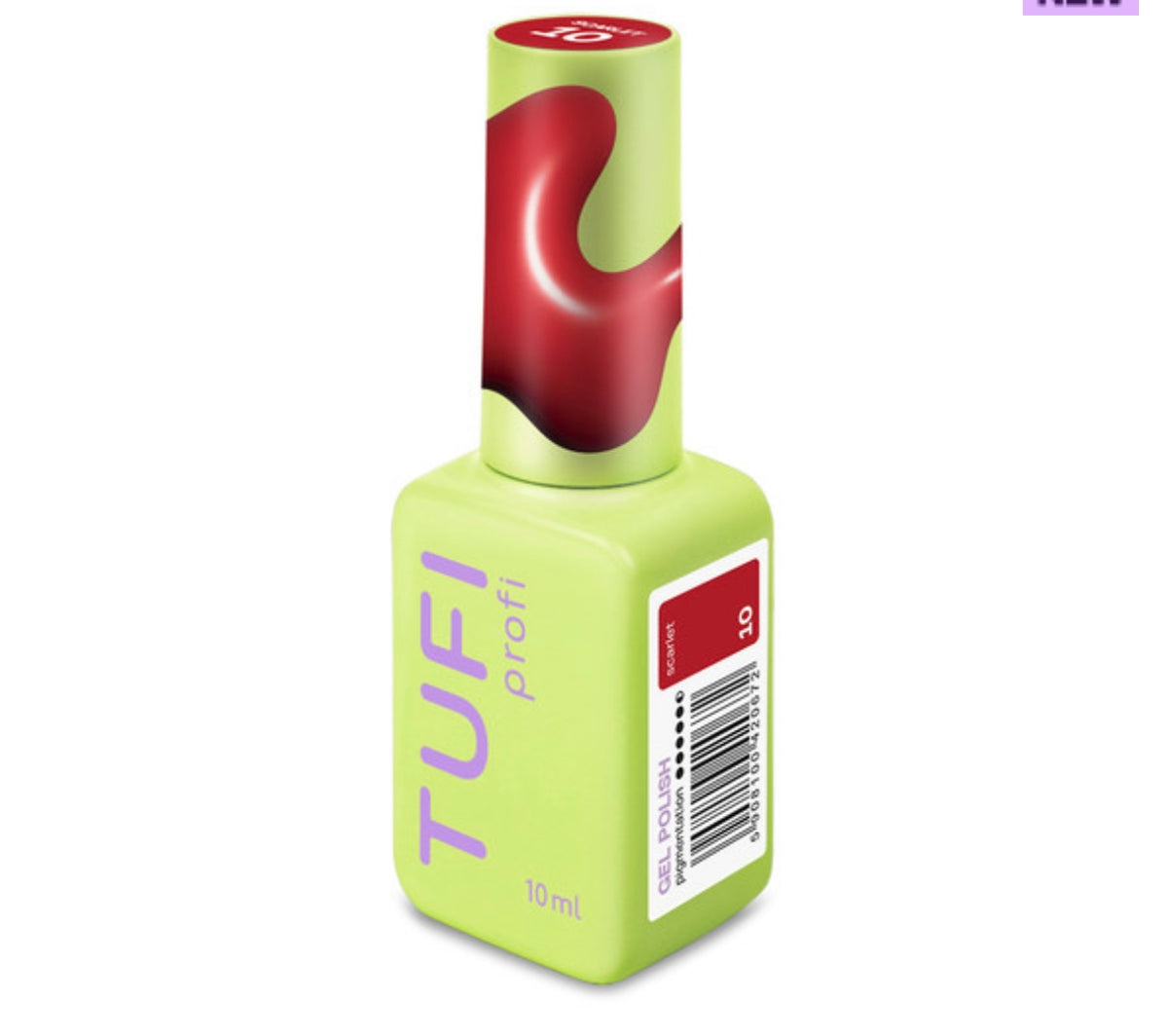 Gel polish Tufi profi REDLINE 10 Scerlet Juicy red 10ml