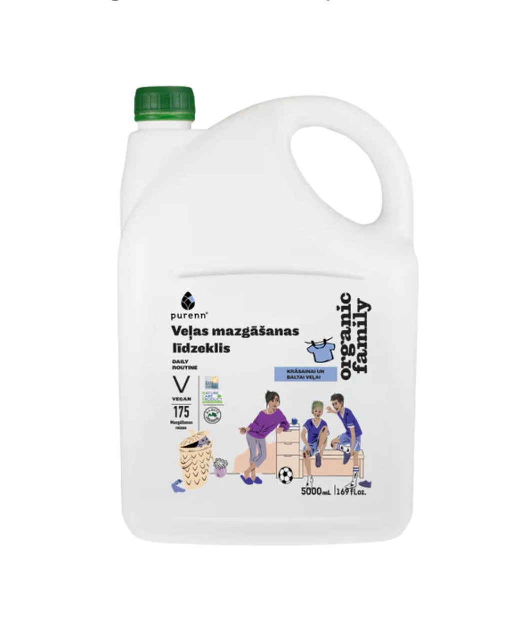 Purenn Veļas Mazgāšanas Līdzeklis Daily Routine 5L | Eko