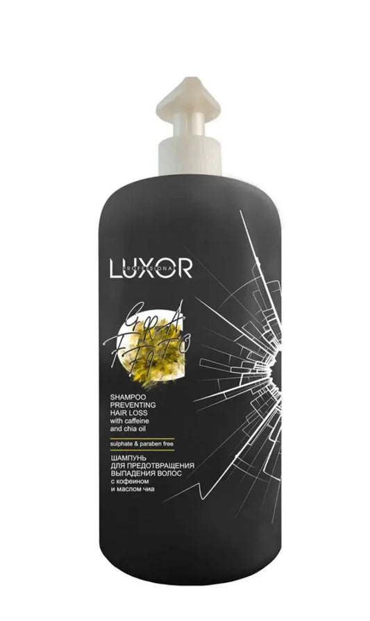 Luxor Preventing Hair Loss Shampoo with Caffeine and Chia Oil 1000ml.