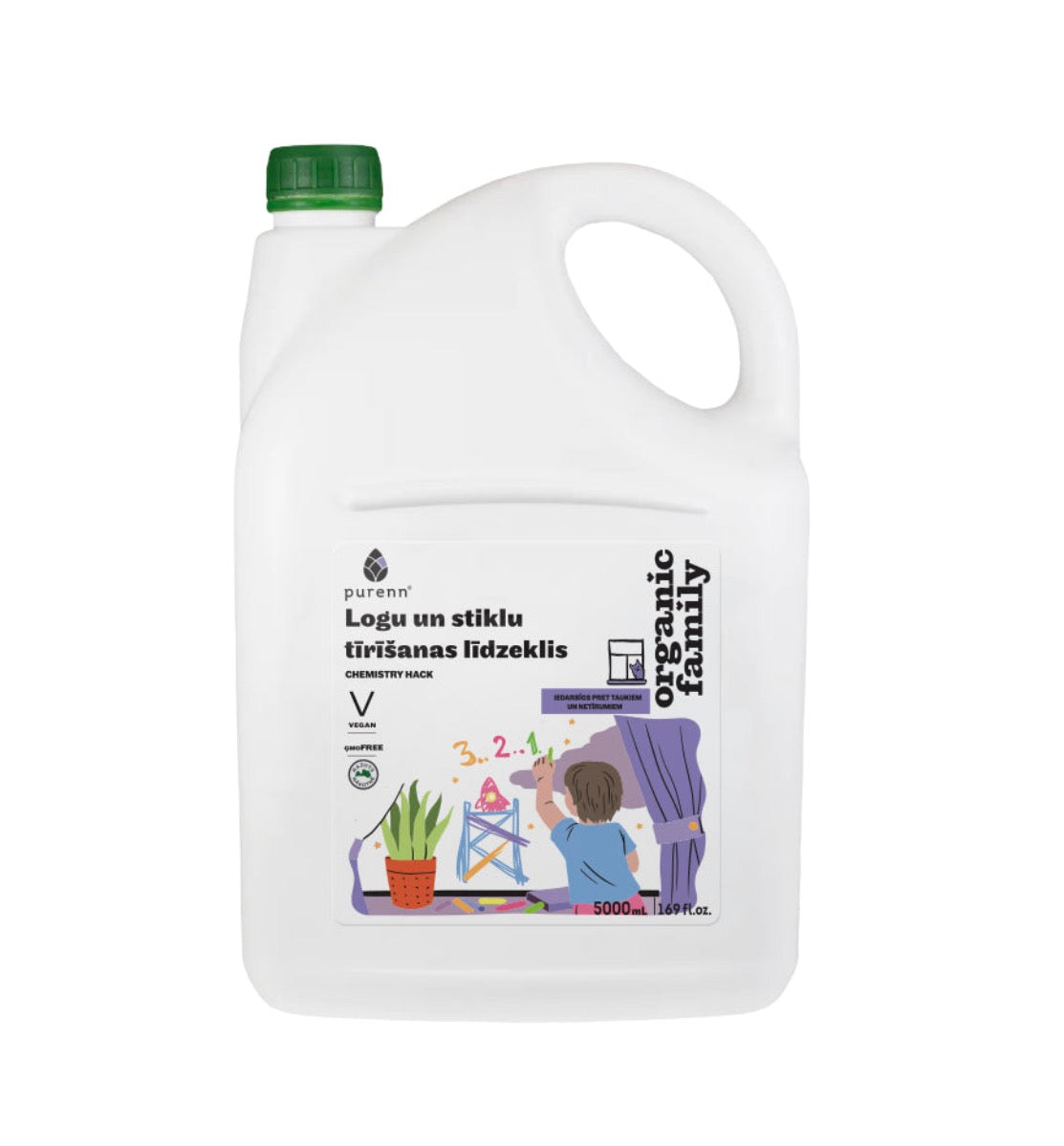 Logu un stiklu tīrīšanas līdzeklis “Chenistry hack” 5L
