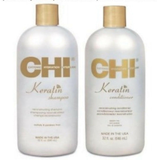 CHI Keratin šampūns 1000 ml + kondicionieris 1000ml.