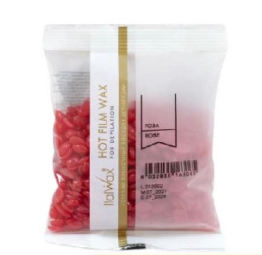 ITELWAX HOT Filmwax sock ROSE 100gr.