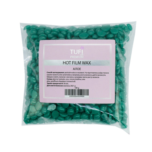 Hot Film Wax Aloe 100g.