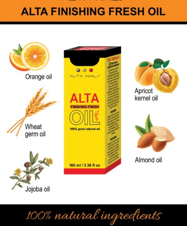ALTA NAILS finishing oil (100% tīra dabīga eļļa) - ilnail.com