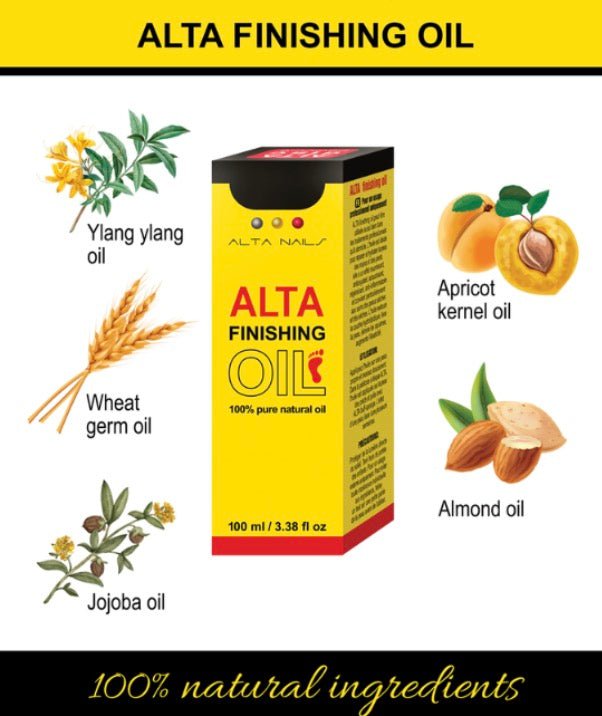 ALTA NAILS finishing oil (100% tīra dabīga eļļa) - ilnail.com