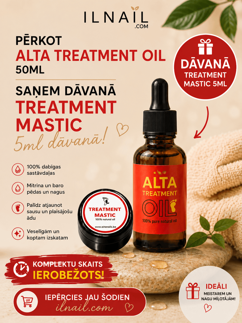 ALTA treatment oil (100% pure natural oil) ar pipeti - ilnail.com