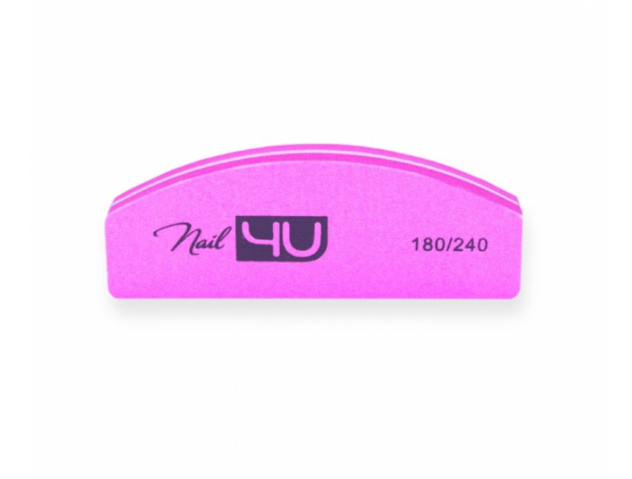Candy pink nail bafiks 180/240 halfmoon - ilnail.com