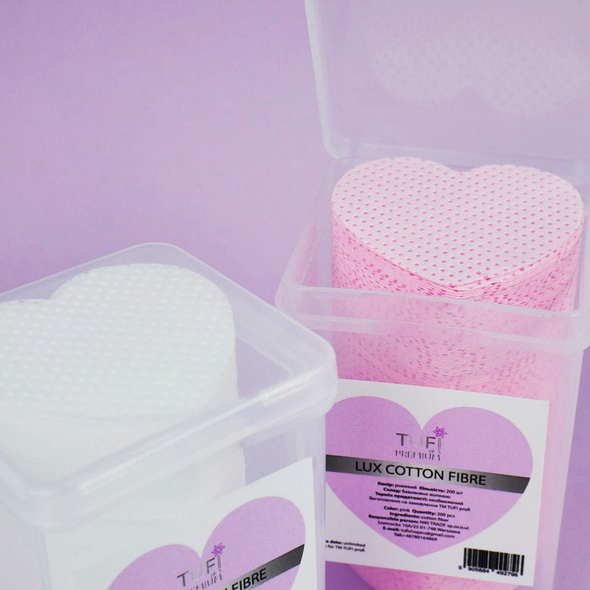Cotton fibre baltas 200gb - ilnail.com