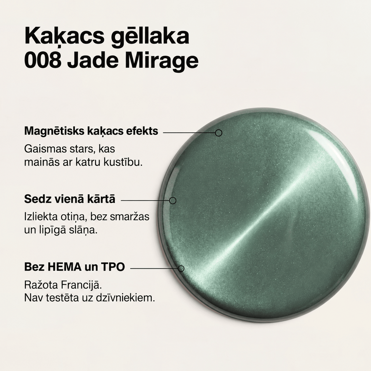 ELEGELLI Kaķacs jage mirage 008 10ml - ilnail.com