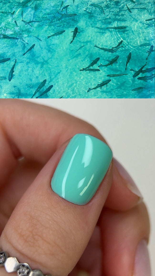 Gel pilish TUFI profi SUMMERLINE 34 Lagoon Mint blue 10ml - ilnail.com