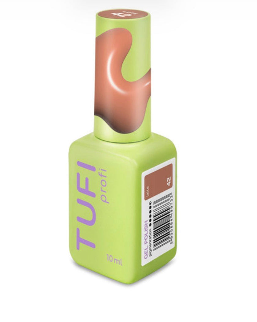 Gel polish TUFI profi COFFEELINE 42 Latte Warm beige 10ml - ilnail.com
