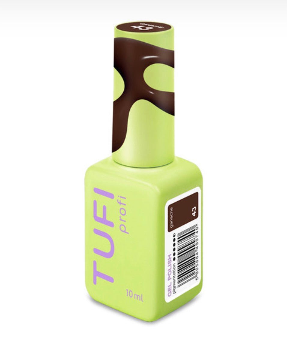 Gel polish TUFI profi COFFEELINE 43 Ganache Warm brown 10ml - ilnail.com