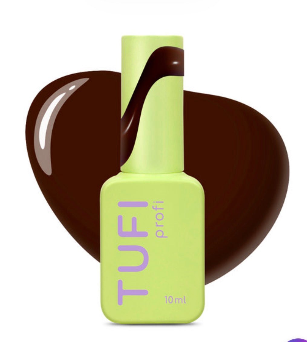 Gel polish TUFI profi COFFEELINE 44 Chocolate Chocolate brown 10ml - ilnail.com