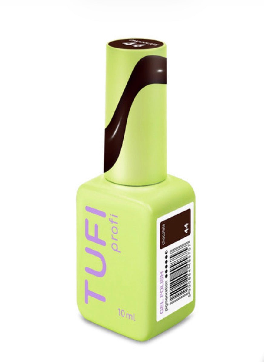 Gel polish TUFI profi COFFEELINE 44 Chocolate Chocolate brown 10ml - ilnail.com