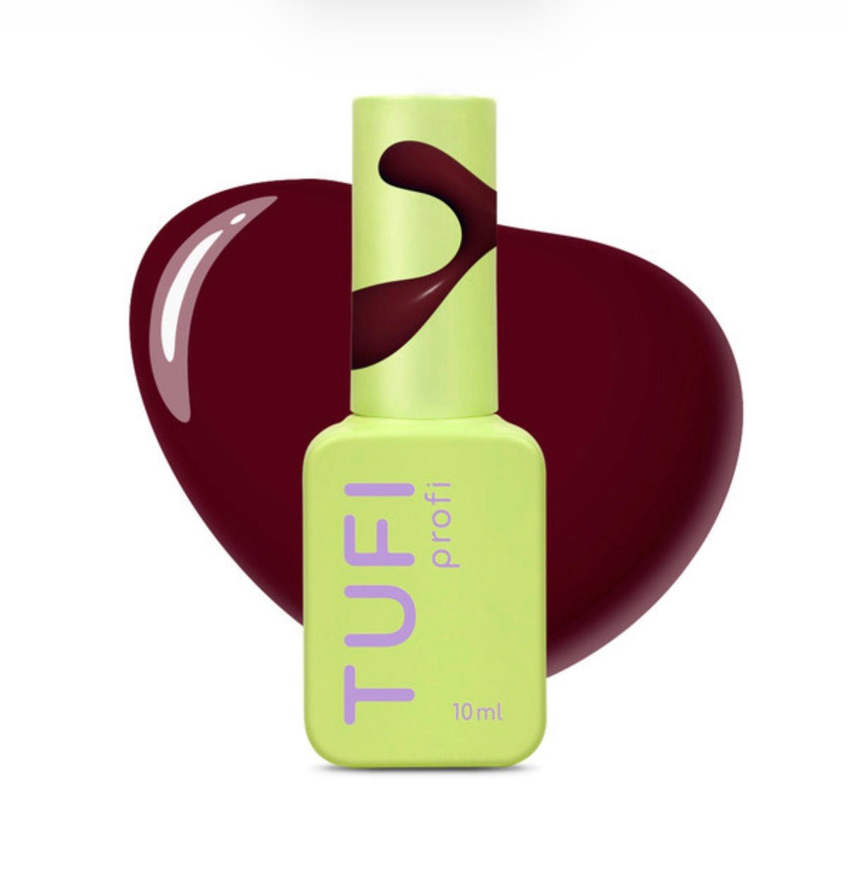 Gel polish TUFI profi DARKLINE 45 Oxblood Dark burgundy 10ml - ilnail.com