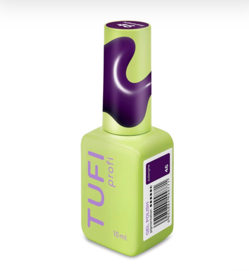Gel polish TUFI profi DARKLINE 47 Plum Dark purple 10ml - ilnail.com
