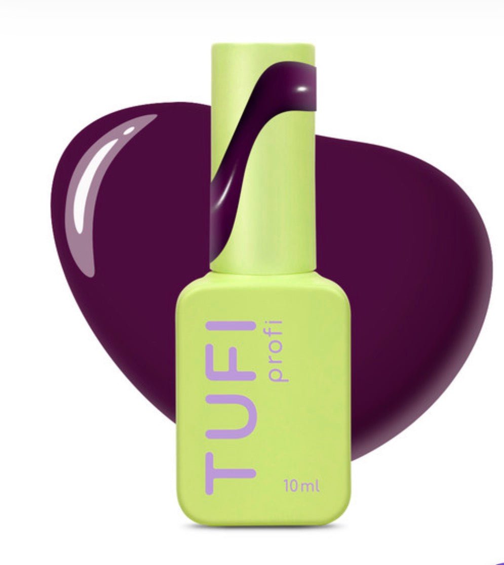 Gel polish TUFI profi DARKLINE 48 Eclipse Dark blackcurrant 10ml - ilnail.com