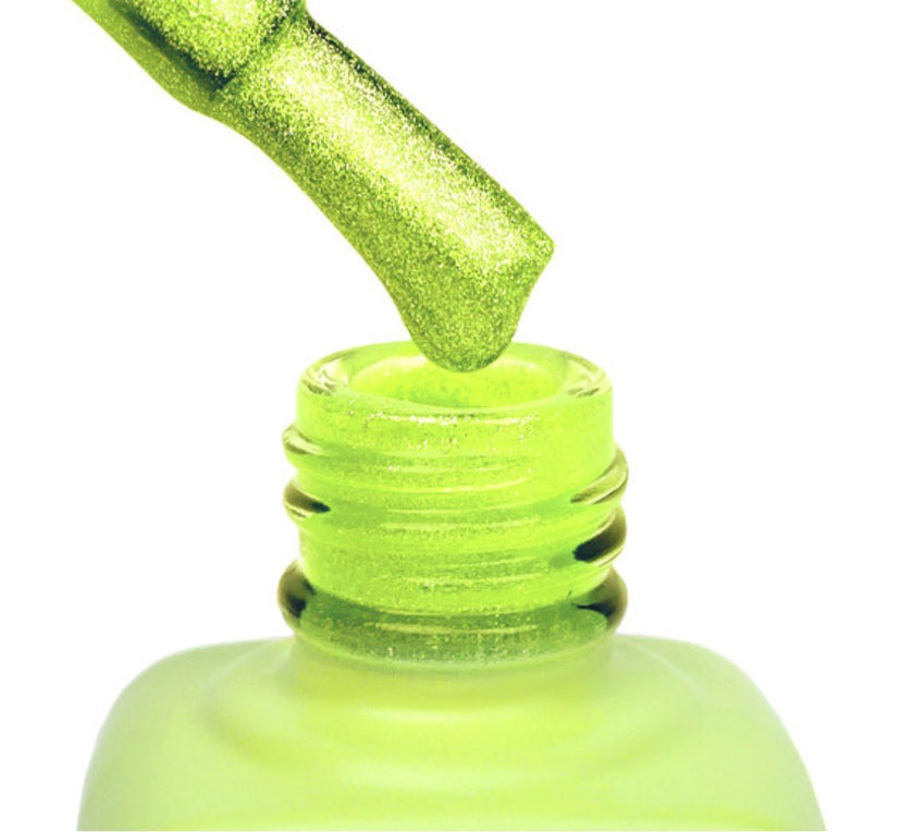 Gel polish TUFI profi NEON CAT EYE 52 Toxic neon lime 10ml - ilnail.com