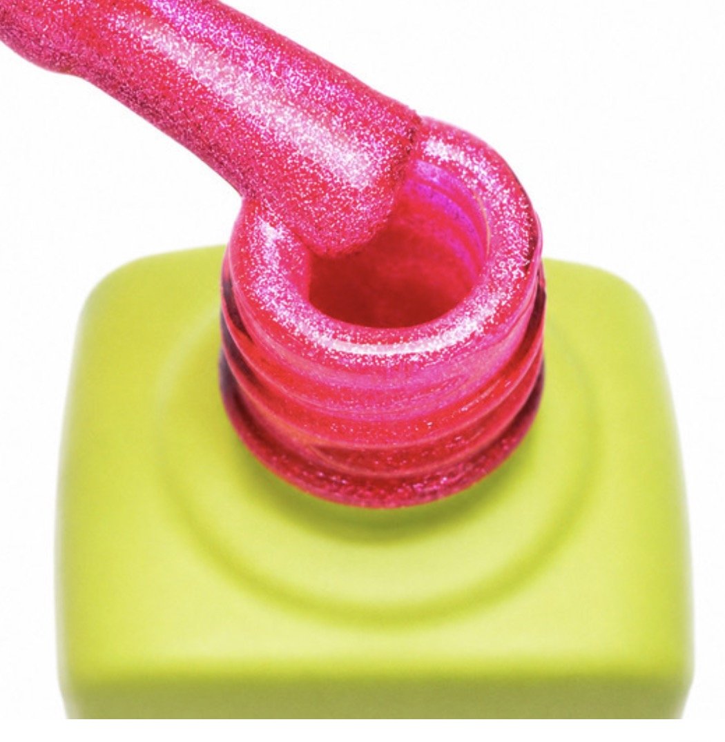 Gel polish TUFI profi NEON CAT EYE 55 Shock neon pink 10ml - ilnail.com
