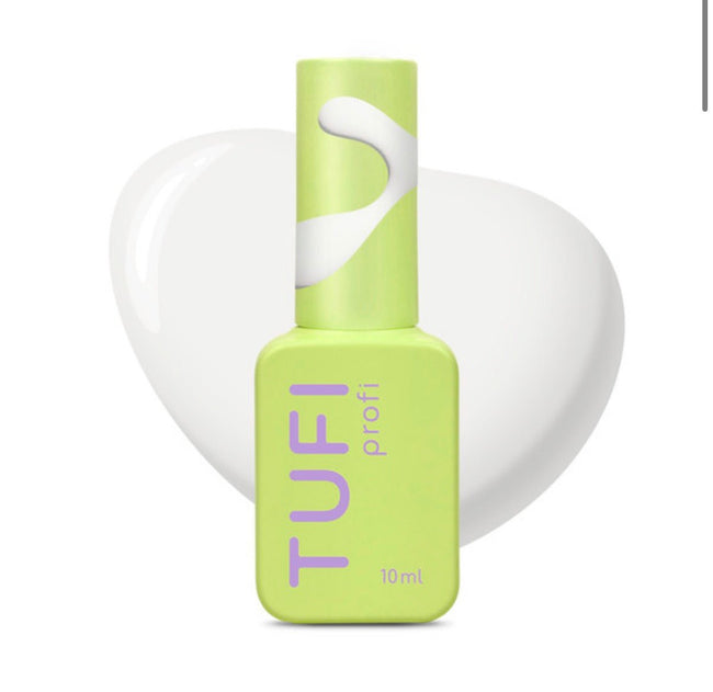 Gel polish TUFI profi PANTONE 13 Cloud Dancer milky gray 10ml - ilnail.com