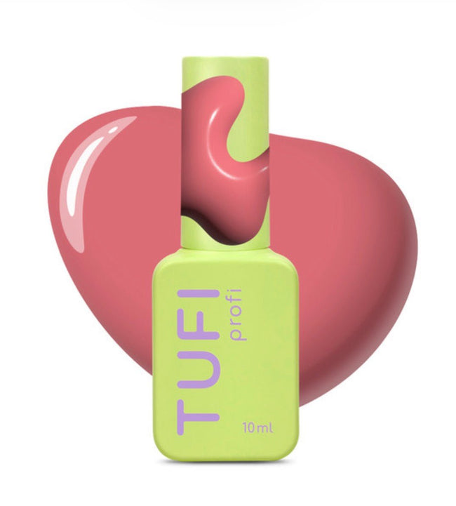 Gel polish TUFI profi PANTONE 14 Tea Rose piwdery pink 10ml - ilnail.com