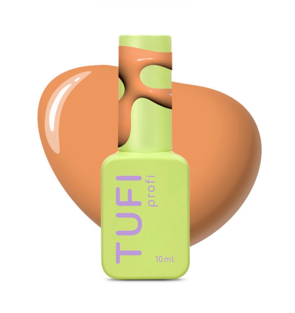 Gel polish TUFI profi PANTONE 23 Muskmelon peach-orange 10ml - ilnail.com