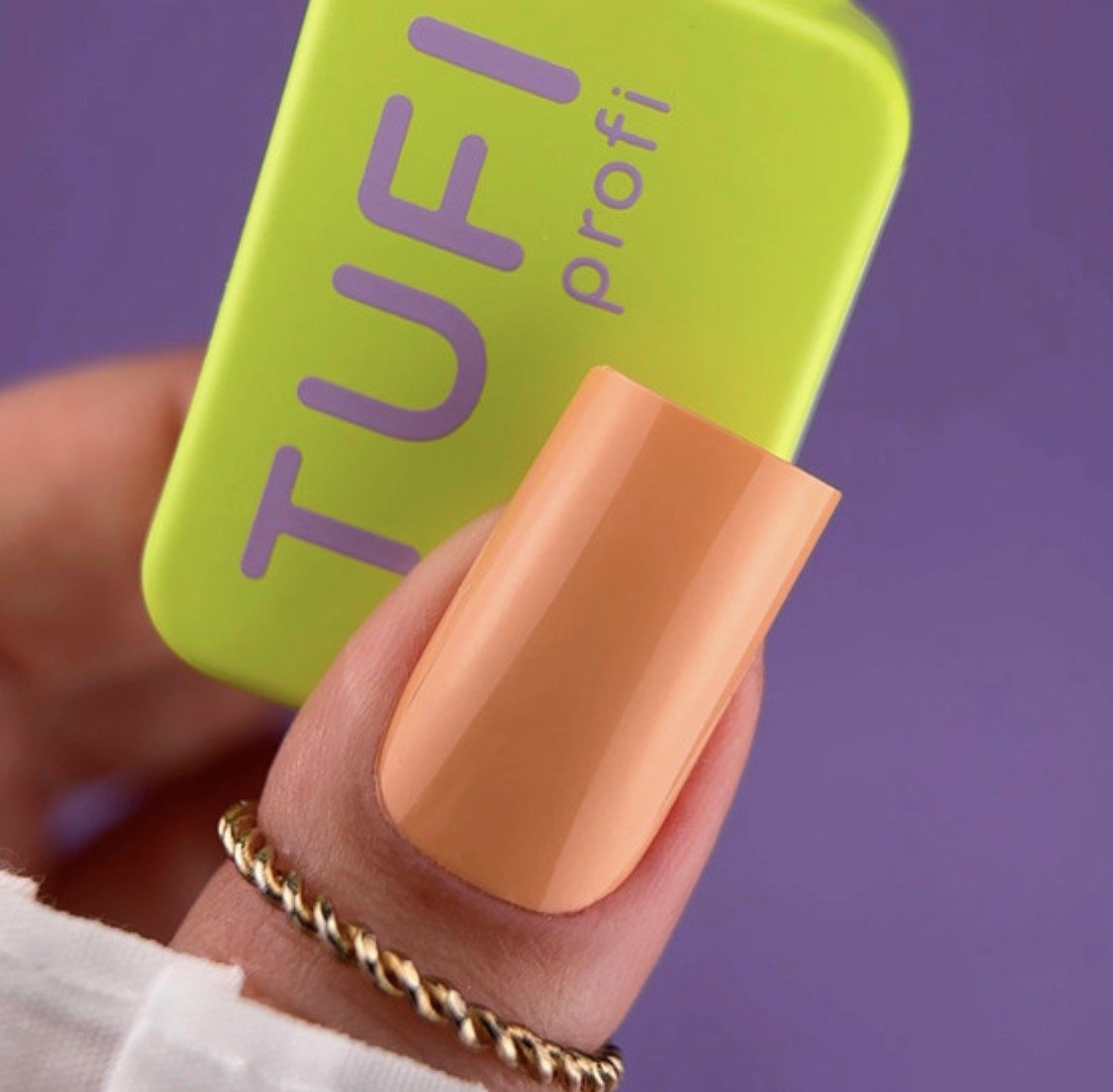 Gel polish TUFI profi PANTONE 23 Muskmelon peach-orange 10ml - ilnail.com