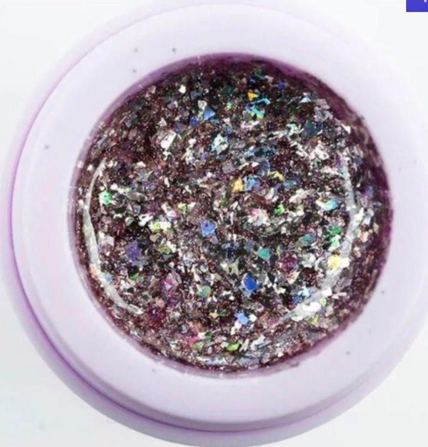 Gel polish TUFI profi PREMIUN sparkle 07 rose gold 5ml - ilnail.com