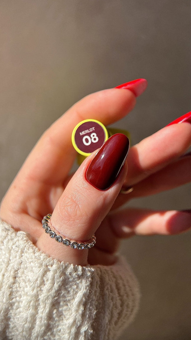 Gel polish TUFI profi REDLINE 08 Merlot burgundy 10ml - ilnail.com