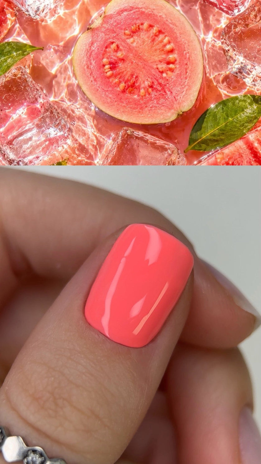 Gel polish TUFI profi SUMMERLINE 37 Guava Bright coral 10ml - ilnail.com