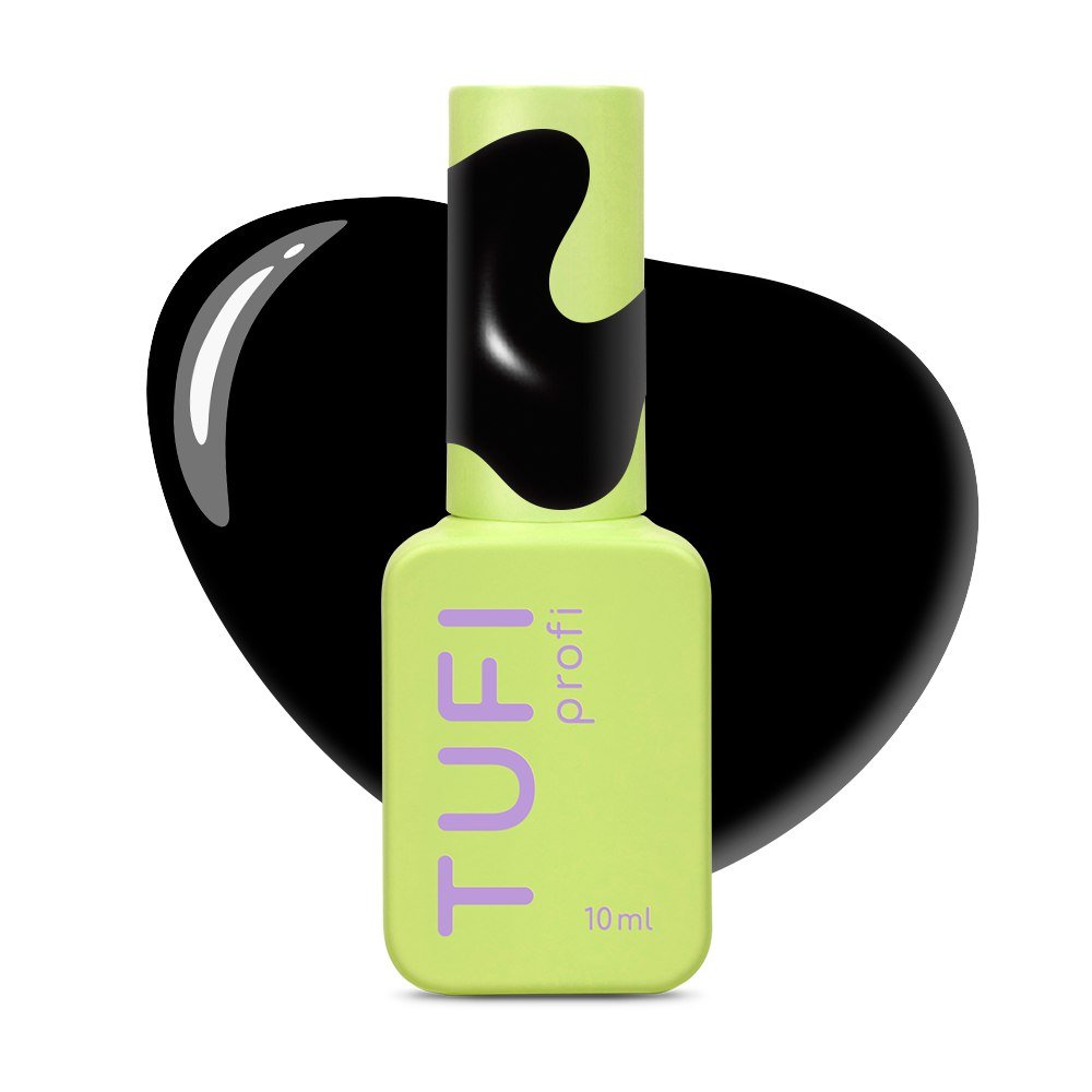Gel polish TUFI profi Ultra Black 02 Black 10ml - ilnail.com
