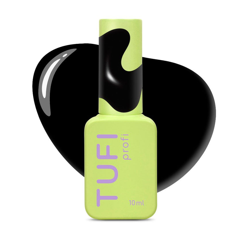 Gel polish TUFI profi Ultra Black 02 Black 10ml - ilnail.com