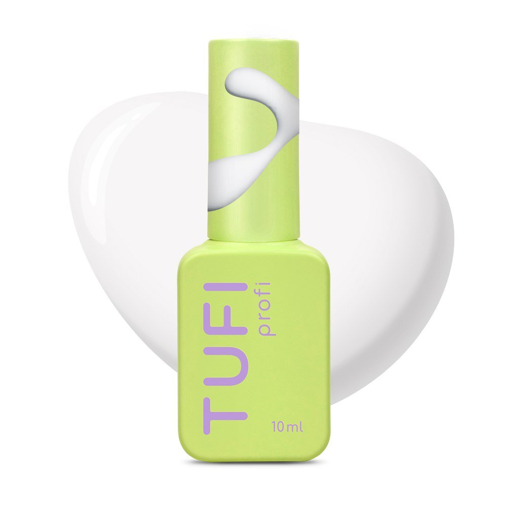 Gel polish TUFI profi ULTRA white 01 White 10ml - ilnail.com