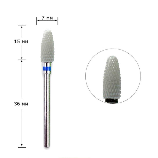 Keramikas Frēze 640501 Zila Corn | Manikīrs | ILNAIL - ilnail.com