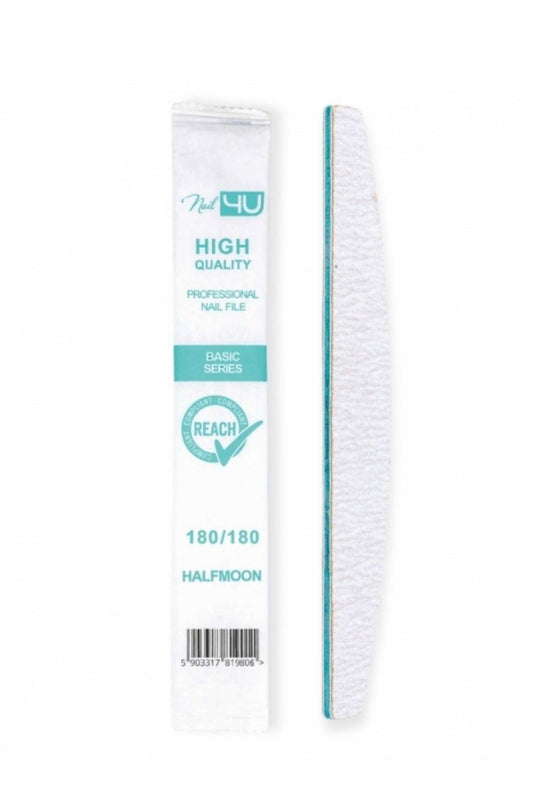 Nail File basic halfmoon 180/180 - ilnail.com
