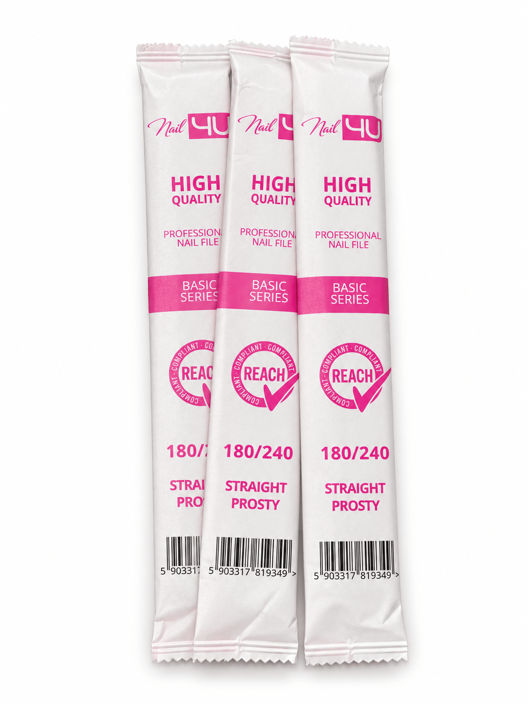 Nail4U nagu vīle STRAIGHT PROSTY 180/240 - ilnail.com